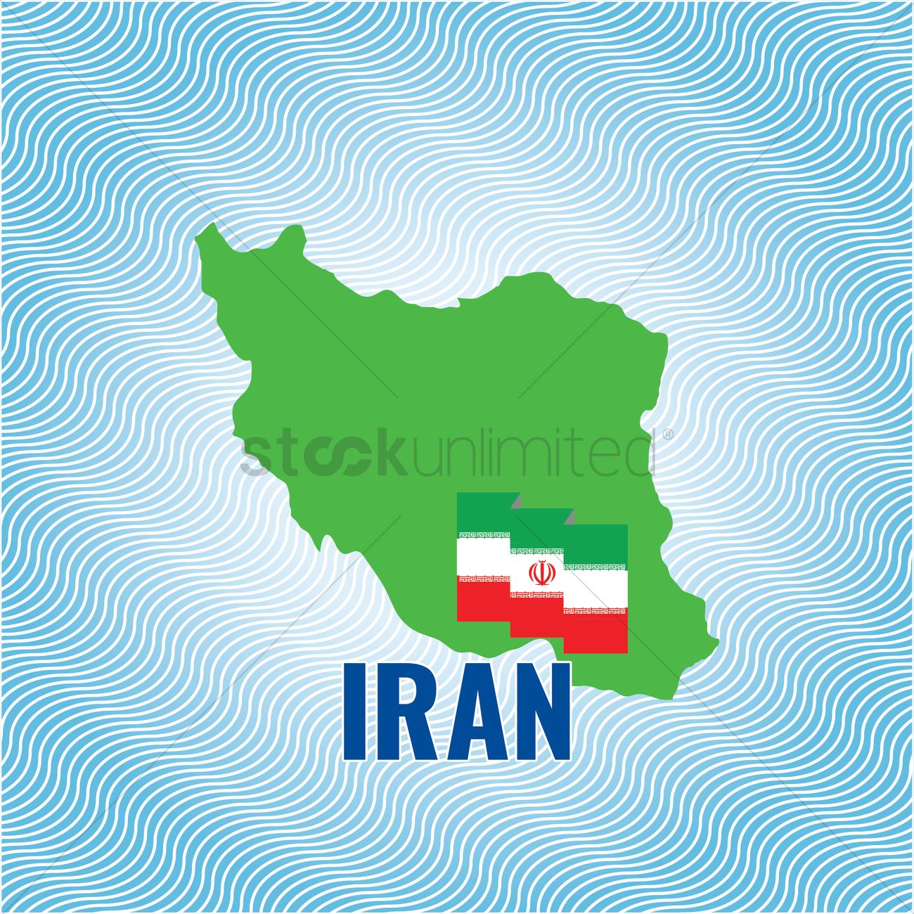 1300x1300 Map Of Iran Vector Image