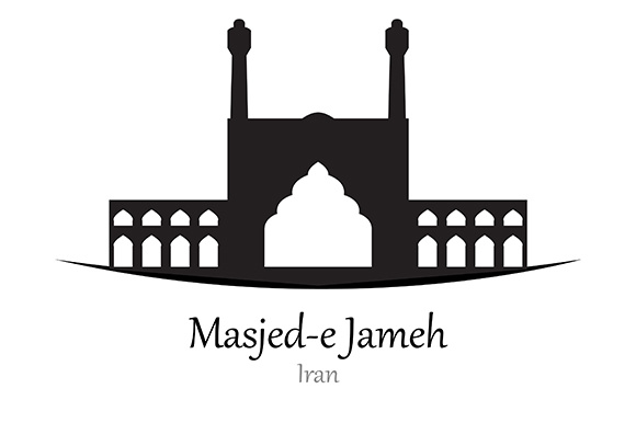 580x386 Silhouette Of Masjed E Jameh, Iran