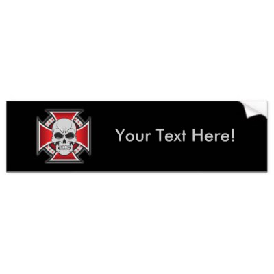 400x400 Iron Cross Bumper Sticker
