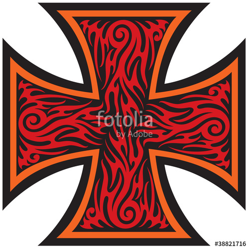 500x500 Iron Cross Tattoo Style Stock Image And Royalty Free Vector Files