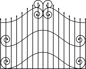 300x240 Fence Vector