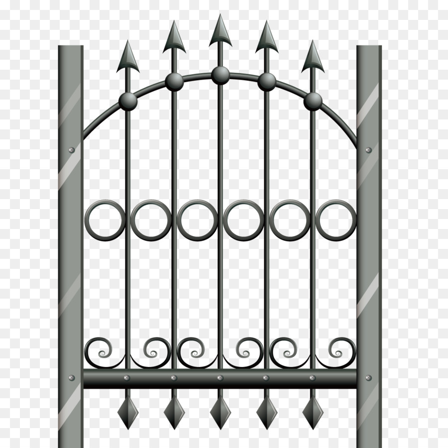 900x900 Euclidean Vector Fence Iron