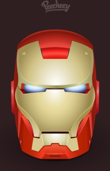 384x600 Iron Man Icon Free Vector In Adobe Illustrator Ai ( .ai ) Vector