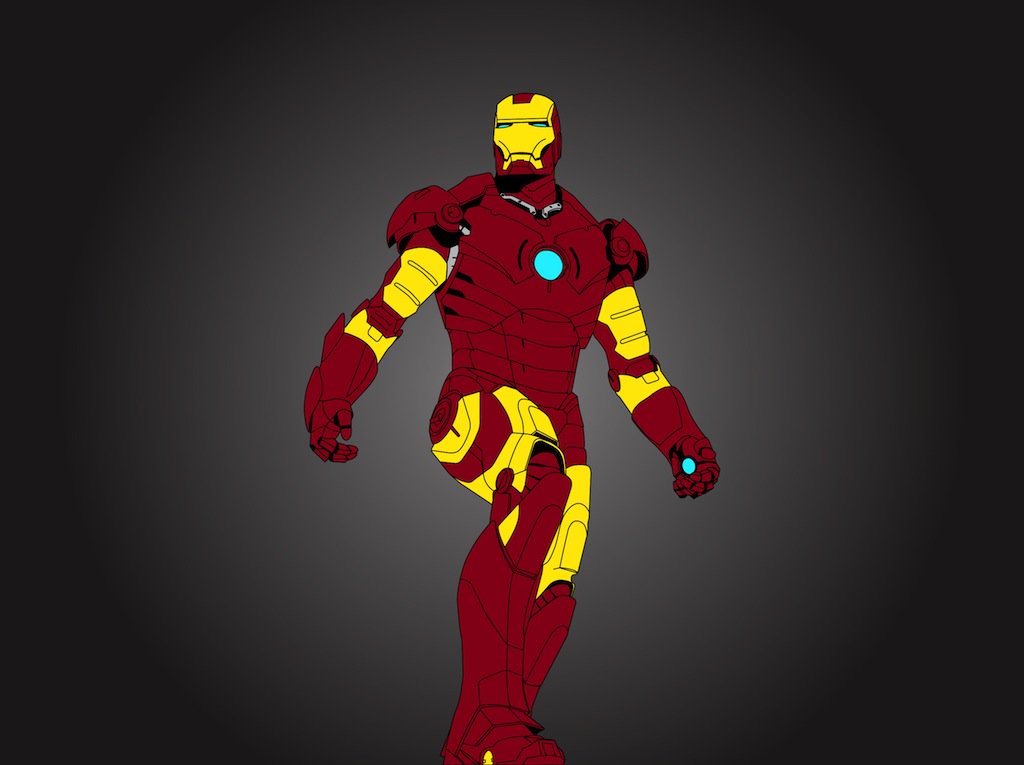 1024x765 Iron Man Vector Vector Art Amp Graphics