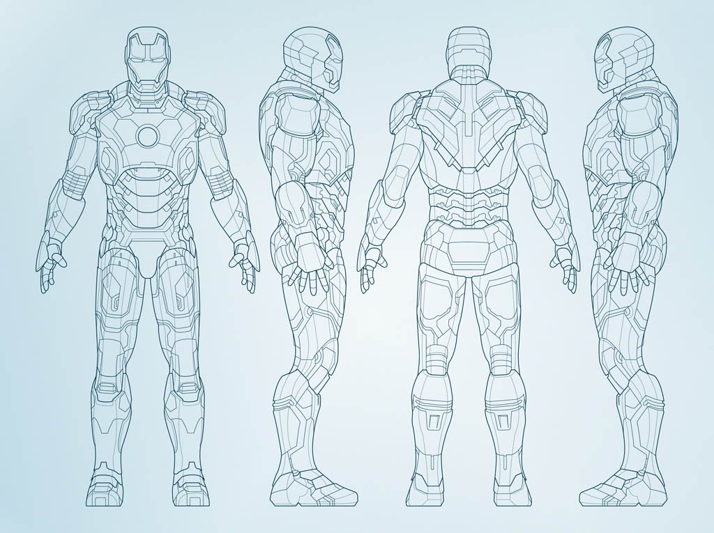 1024x765 Vector Iron Man Vector Art Amp Graphics