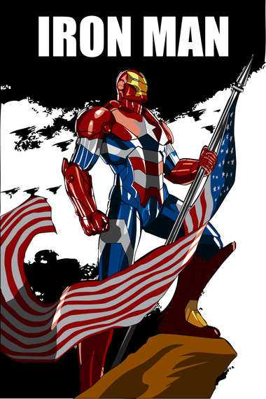380x570 Iron Man Vector Source Files
