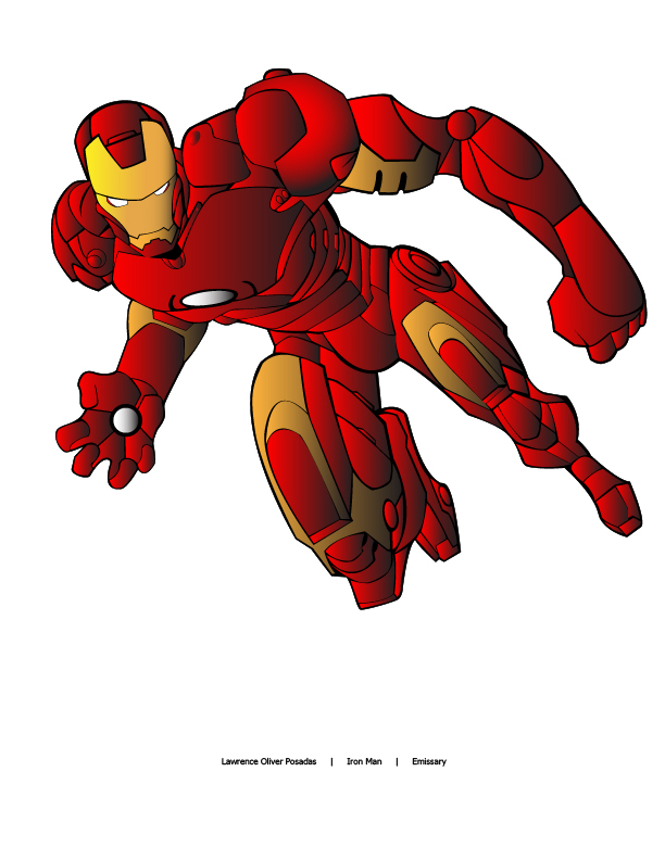 612x792 Lawrenzo Vector Assignment Iron Man