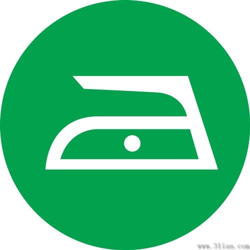 500x500 Green Electric Iron Icon Vector Free Vector In Adobe Illustrator