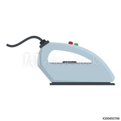 500x500 Iron Icon. Flat Illustration Of Iron Vector Icon For Web