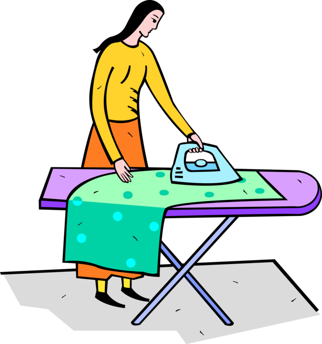 656x700 Ironing Clothes With Iron