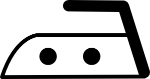 300x159 Steam Iron Icon Symbol Clip Art Free Vector 4vector