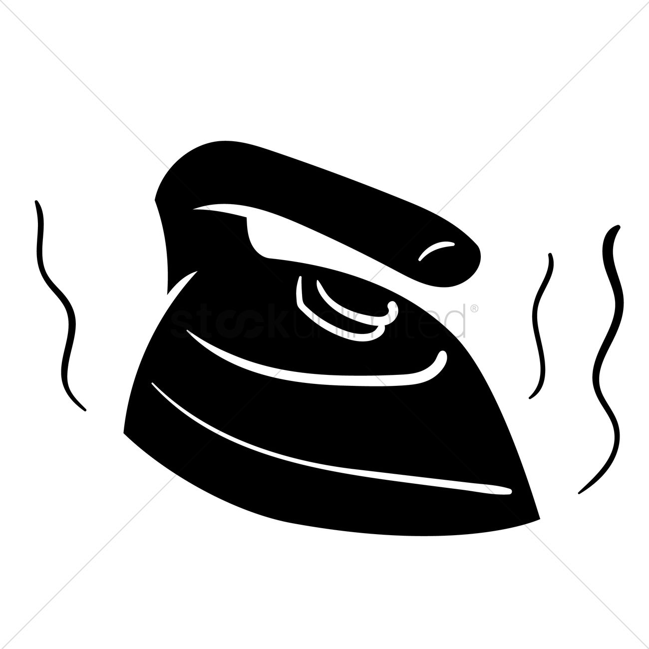 1300x1300 Steam Iron Vector Image