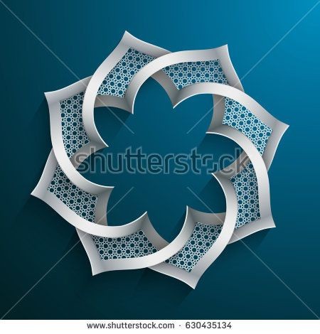 450x470 Islamic Design Patterns Vector