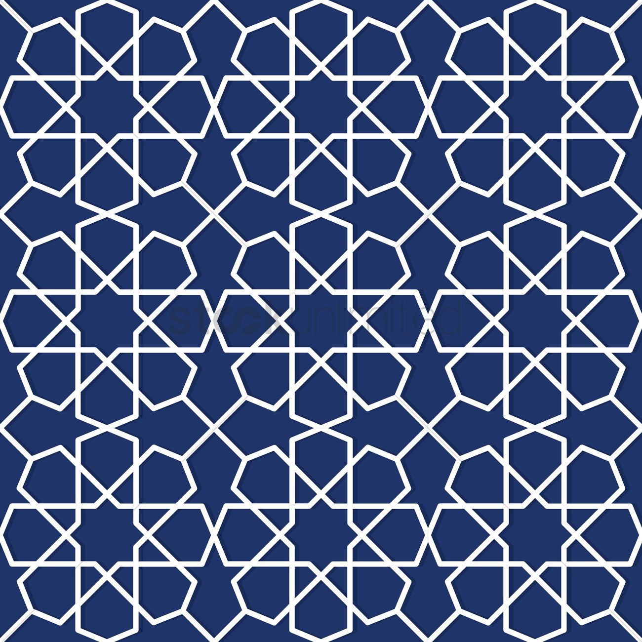 1300x1300 Islamic Geometric Pattern Design Vector Image