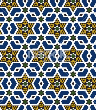 332x380 Seamless Islamic Geometric Pattern Sacred Geometry
