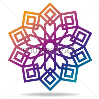 380x379 Islamic Pattern For Muslim Celebration Stock Vector