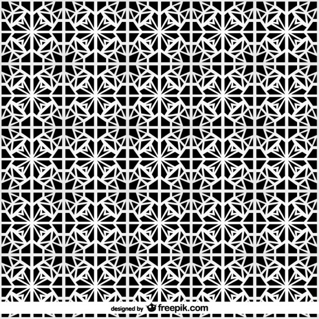 626x626 Vector Symmetrical Arabic Islamic Pattern Background Free Vector