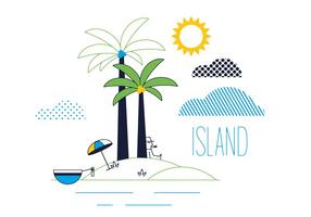 286x200 Island Free Vector Art