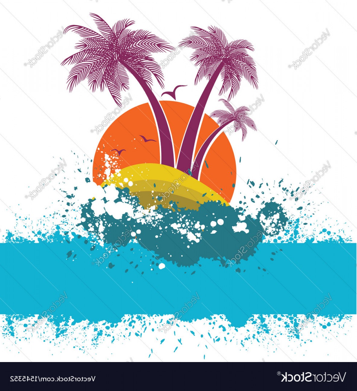 1184x1296 Tropical Island Vector Shopatcloth