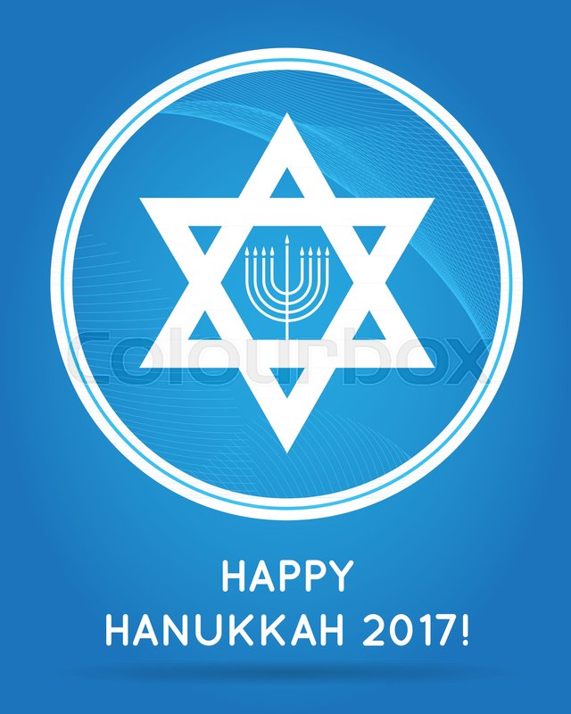 640x800 Happy Hanukkah 2017. Israel. Vector. Stock Vector Colourbox