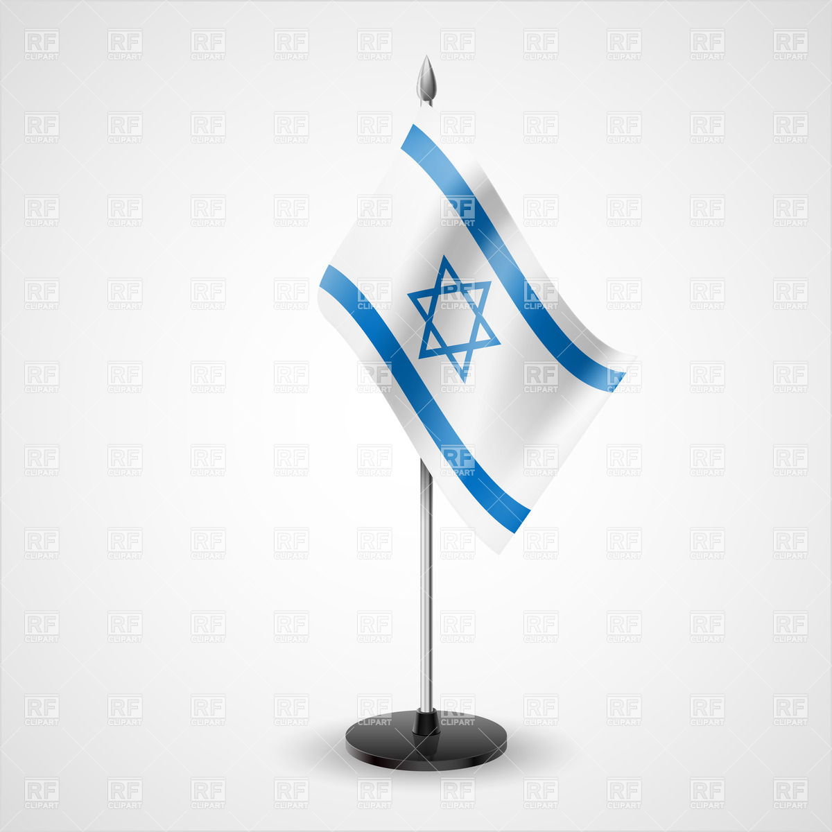 1200x1200 State Table Flag Of Israel Vector Image Vector Artwork Of