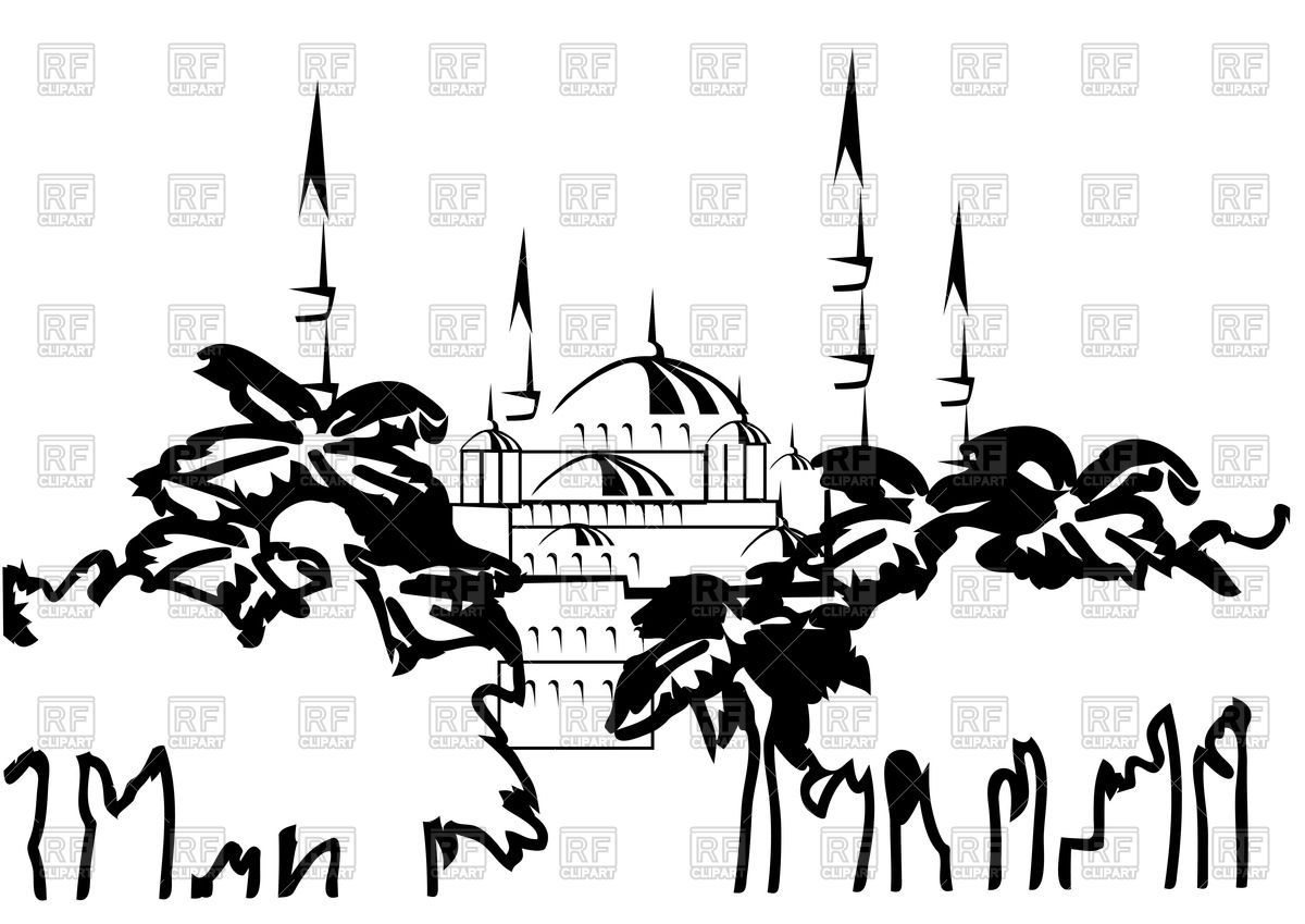 1200x849 Silhouette Of Istanbul Cityscape Vector Image Vector Artwork Of