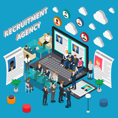 400x400 Recruitment On Curated Vector Illustrations, Stock Royalty Free