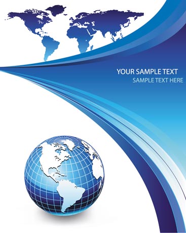 367x460 Blue Business Background Vectors