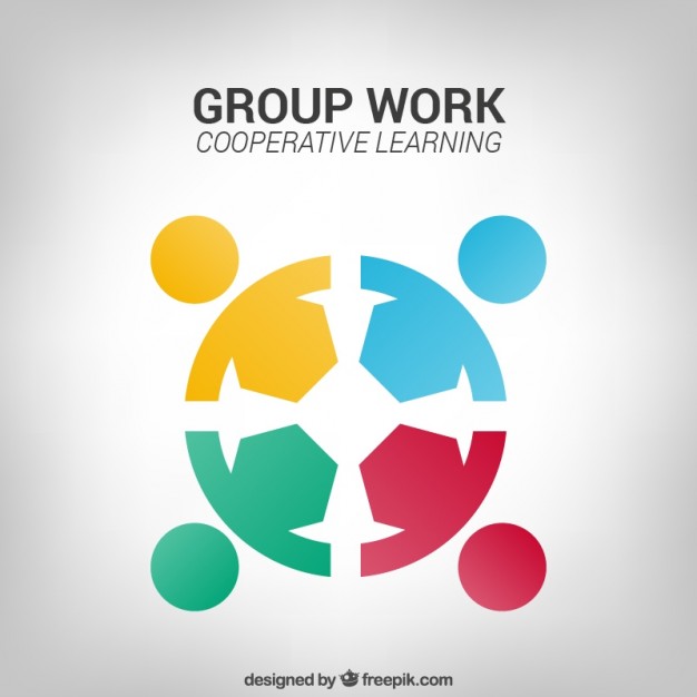 626x626 Group Work Logo Vector Free Download
