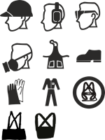 150x200 Work Safety Equipment Logo Vector (.cdr) Free Download