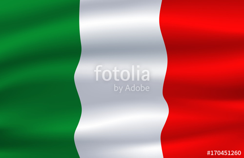 500x323 Italy Flag. Vector Italian National Symbol Stock Image And