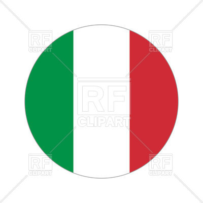 400x400 Round Icon Of Italy Flag Vector Image Vector Artwork Of Flags