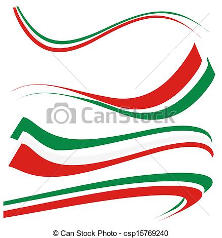 437x470 Set Italian Flag .