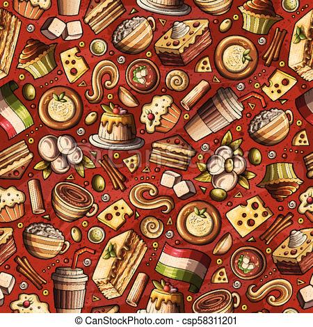 Italian Food Vector