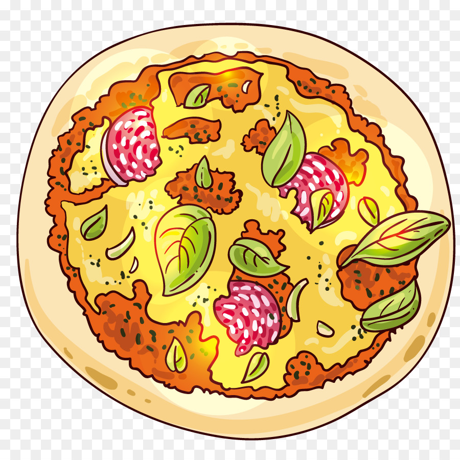 900x900 Hawaiian Pizza Italian Cuisine Ham Fast Food