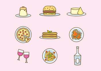 352x247 Free Italian Food Icon Set Free Vector Download 405385 Cannypic