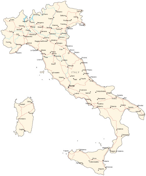 503x607 Italy Map Clipart