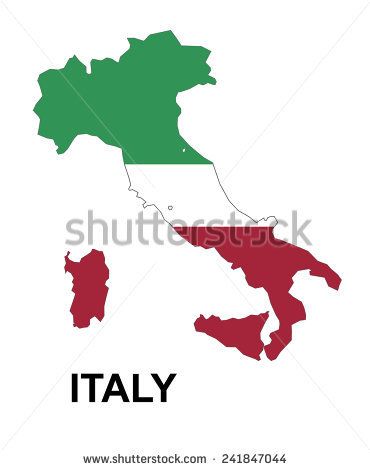 370x470 Italy Map With Flag Inside, Italy Map Vector, Map Vector Italy