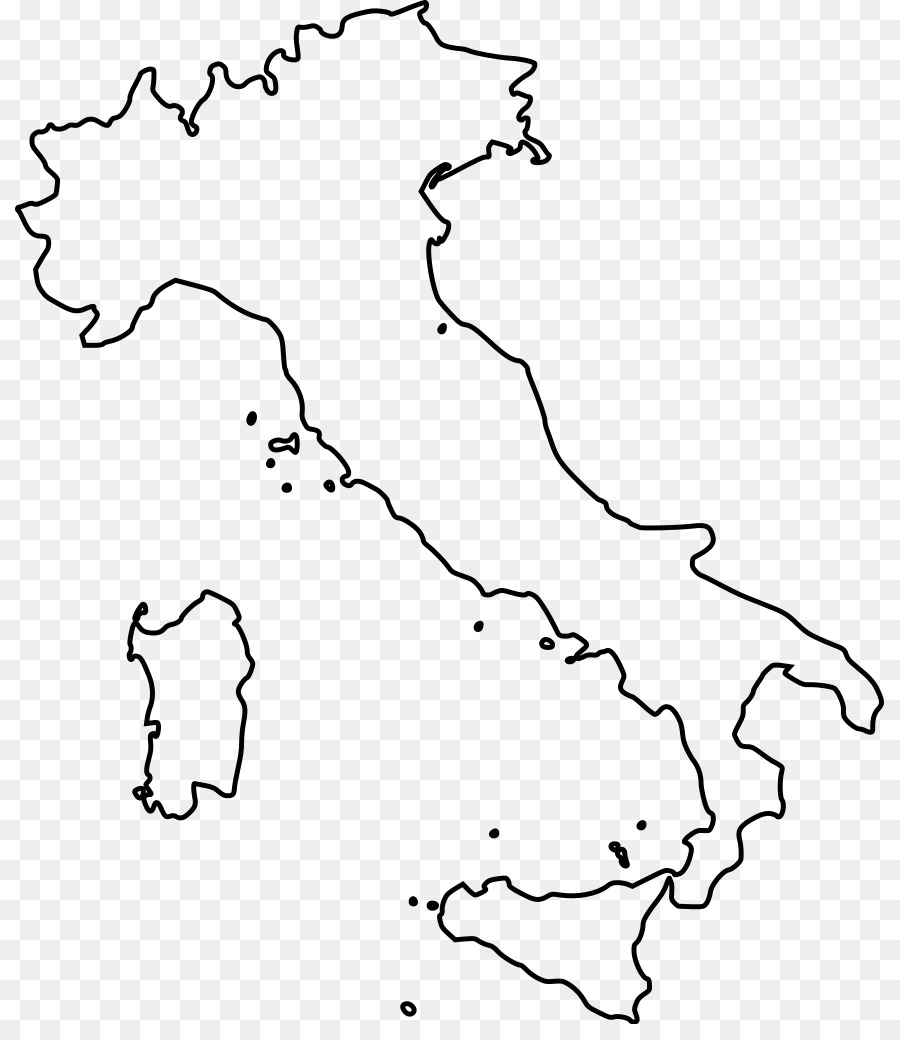 900x1040 Regions Of Italy Blank Map Vector Map