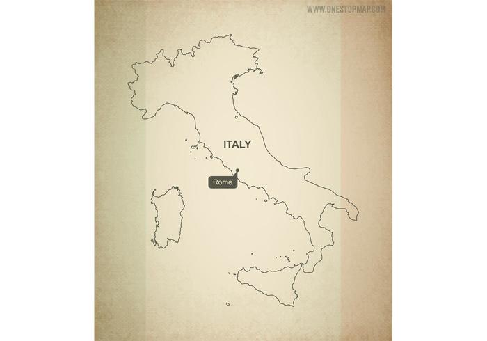 700x490 Free Vector Map Of Italy Free Vector Art