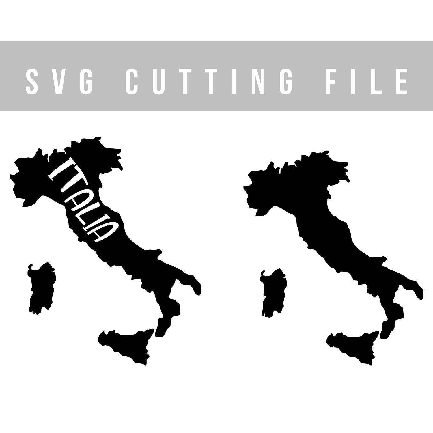 1500x1500 Italia Svg File Italy Map Svg Cutting File Cricut Svg File Map Of