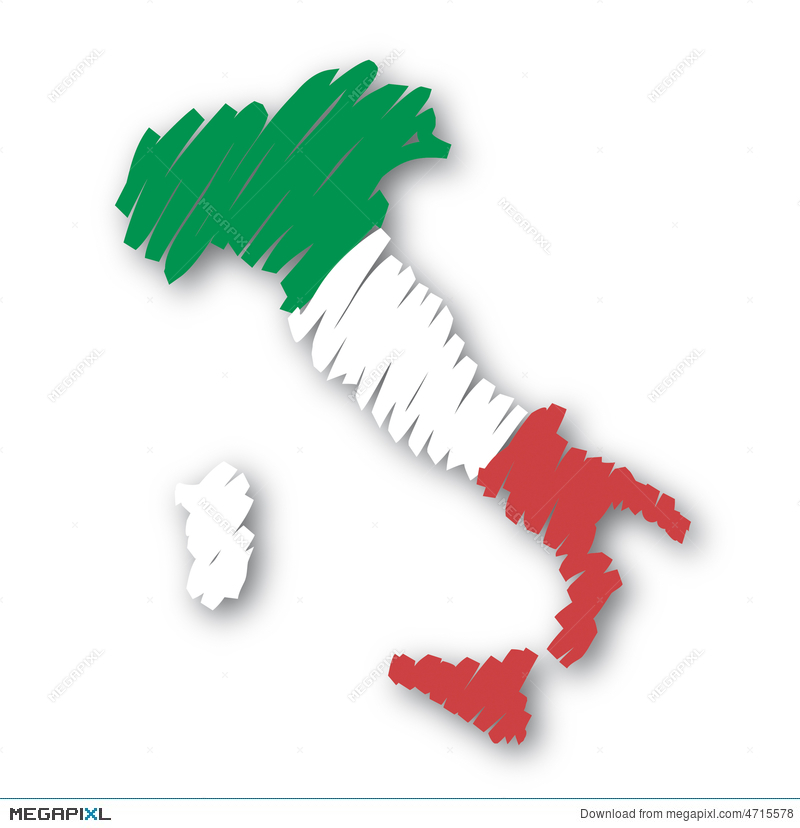 800x828 Map Flag Italy (Vector) Illustration 4715578