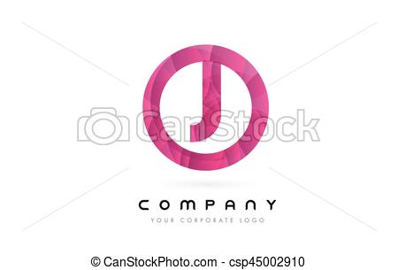 450x305 J Letter Logo Design With Circular Purple Pattern. J Letter Logo