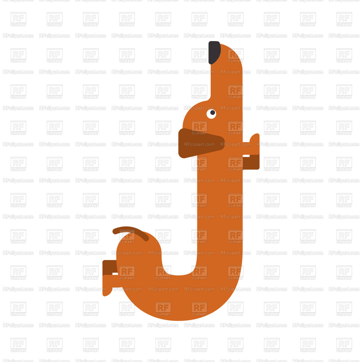 1200x1200 Letter J Dog Font Vector Image Vector Artwork Of Fonts Amp Type