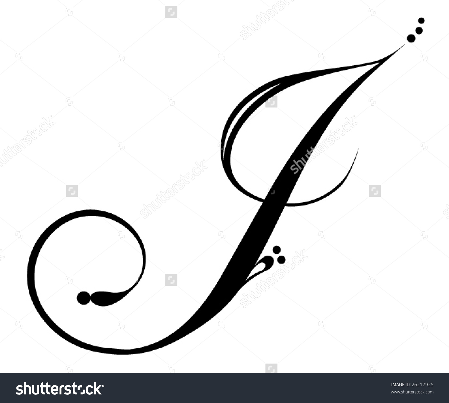 1500x1347 Stock Vector Letter J Script 26217925 Joley L. Steffens, Pllc