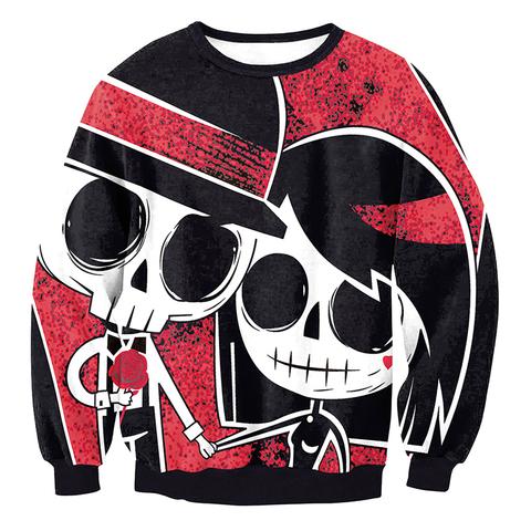 480x480 Nightmare Before Christmas Jack And Sally Vector Art Sweatshirt
