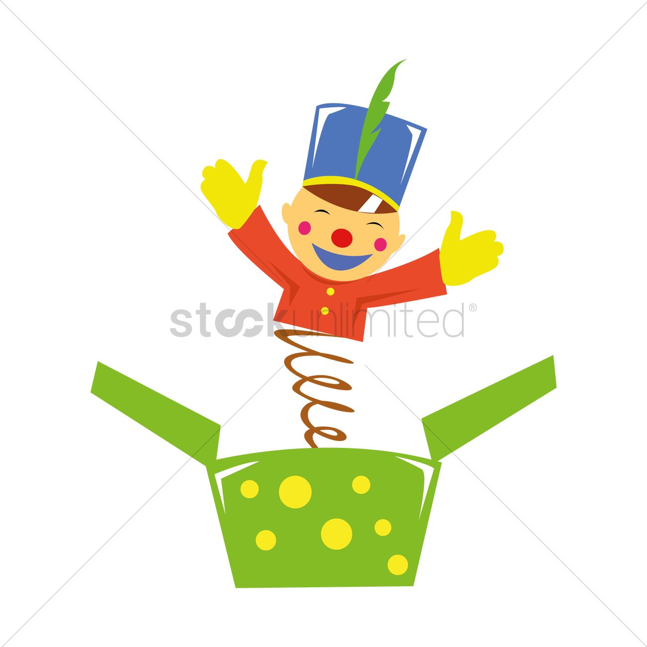 1300x1300 Jack In The Box Vector Image