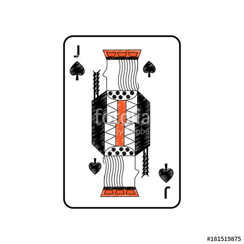 500x500 Jack Of Spades French Playing Cards Related Icon Icon Image Stock