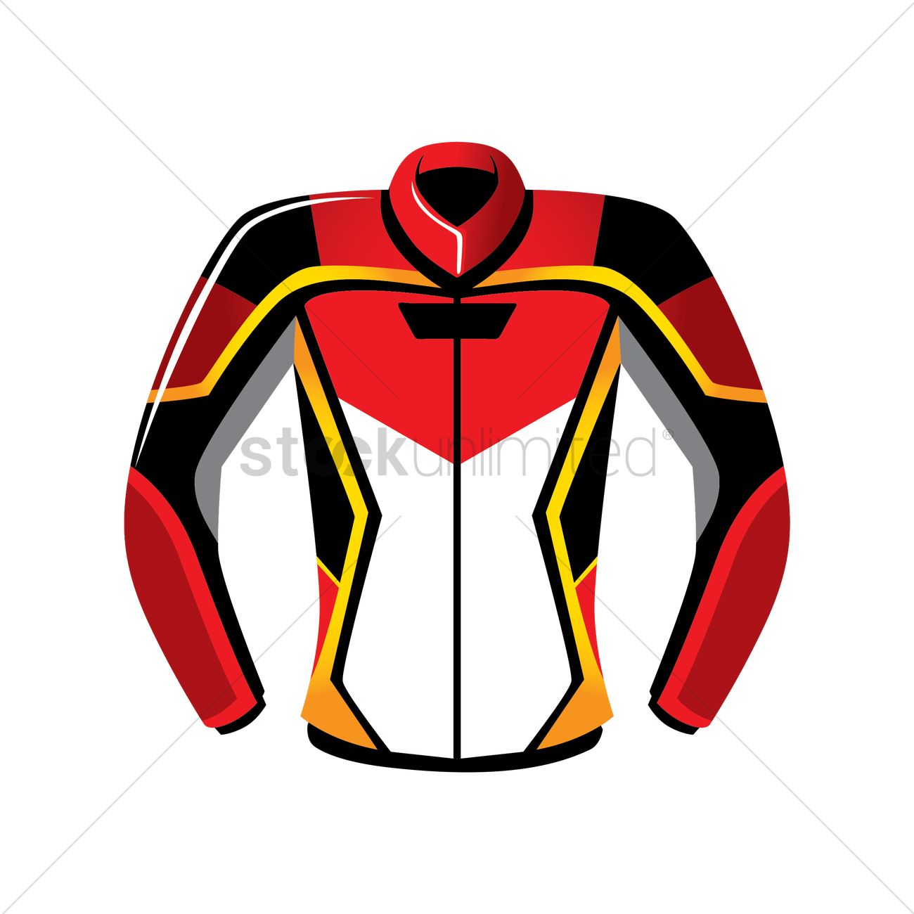 1300x1300 Motorcycle Jacket Vector Image