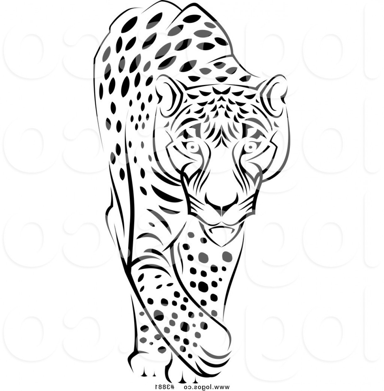 1228x1252 Royalty Free Walking Jaguar Logo By Vector Tradition Sm Sohadacouri